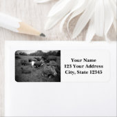 牛の差出人住所ラベル ラベル (インサイチュ)