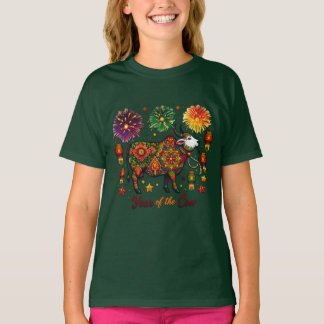 牛の年のTシャツ – 強祝力 Tシャツ