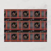 牛の年 - 強さ ポストカード (正面)