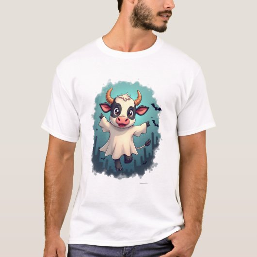 牛の幽霊ブールバード Tシャツ (正面)
