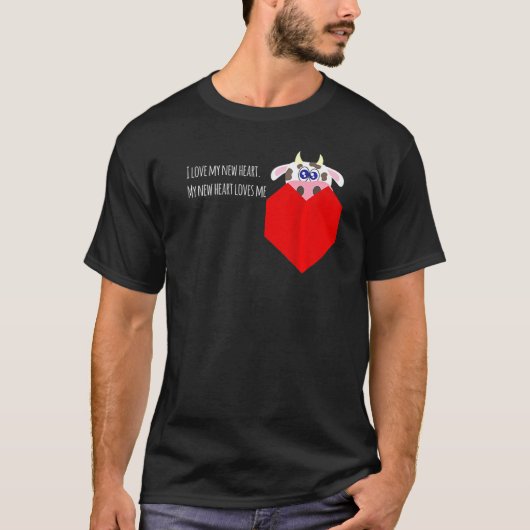 牛の弁膜症の心臓手術が成功してよかった Tシャツ (正面)