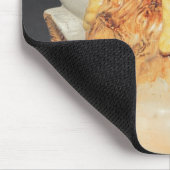 牛の形の（犬）スタッフォードのチーズ皿 マウスパッド (コーナー)