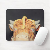 牛の形の（犬）スタッフォードのチーズ皿 マウスパッド (マウス)