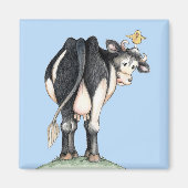 牛の後ろ – マグネット (正面)