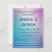 牛の性別 ウェスタンスタイル 出生発表 招待状 (裏面)