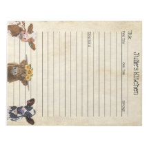 牛の恋人レシピパッド – 共有に最適