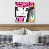 牛の愛 キャンバスプリント (インサイチュ (寝室))