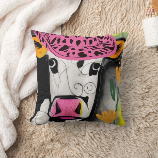 牛の愛 クッション (ブランケット)