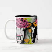 牛の愛 ツートーンマグカップ (左)