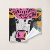 牛の愛 バスタオルセット (ウォッシュタオル)