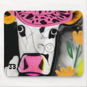 牛の愛 マウスパッド (正面)