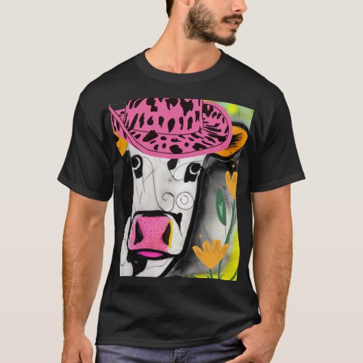 牛の愛 Tシャツ (正面)