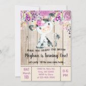 牛の招待を聞いたことがあるか。招待 招待状 (正面)