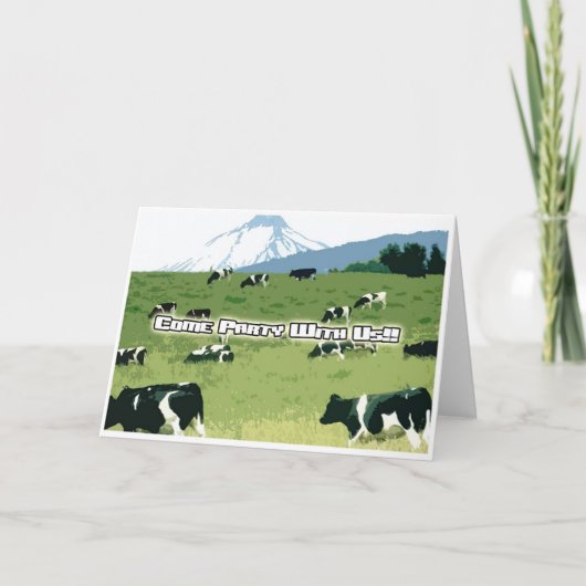 牛の招待状 招待状 (正面)