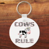 牛の支配 キーホルダー (正面)