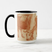 牛の放牧マグカップ マグカップ (左)