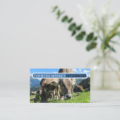 牛の放牧，チーズモンガー 名刺 (スタンド正面)