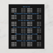 牛の放牧，チーズモ広告ンガー チラシ (裏面)