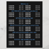 牛の放牧，チーズモ広告ンガー チラシ (裏面)