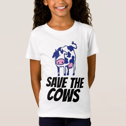 牛の救Tシャツティー Tシャツ (正面)