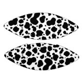 牛の斑点のパターン白黒アニマルプリント アメリカンフットボール (パネル)