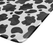 牛の斑点のパターン白黒アニマルプリント カッティングボード (角)