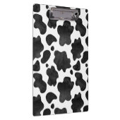 牛の斑点のパターン白黒アニマルプリント クリップボード (右)