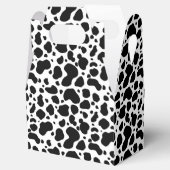 牛の斑点のパターン白黒アニマルプリント フェイバーボックス (オープン)