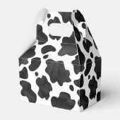 牛の斑点のパターン白黒アニマルプリント フェイバーボックス (裏面サイド)