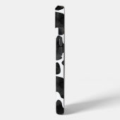 牛の斑点のパターン白黒アニマルプリント Case-Mate iPhoneケース (裏面 / 左)