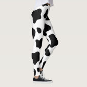 牛の斑点パターン牛アニマルプリント レギンス (右)
