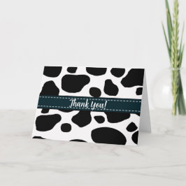 牛の斑点 オールオケージョン サンクスノート サンキューカード