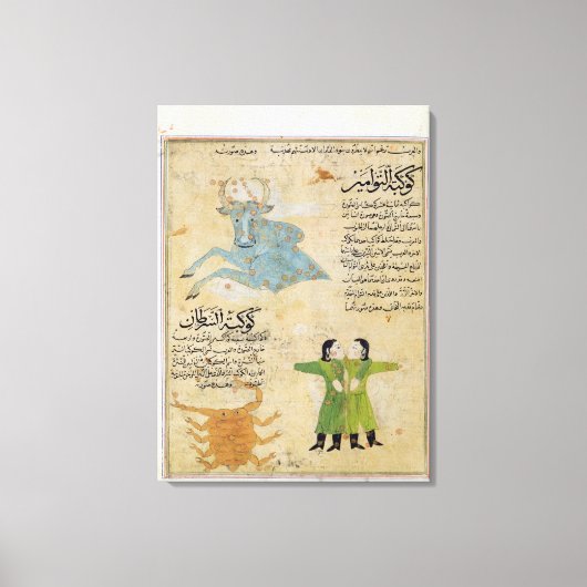 牛の星座 キャンバスプリント (正面)