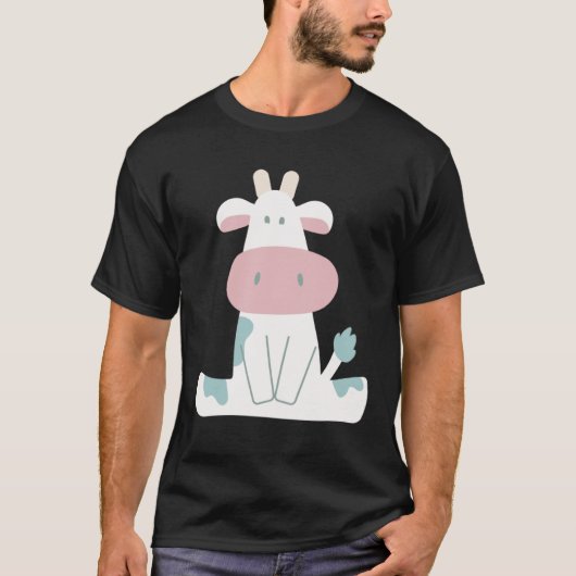 牛の格好 Tシャツ (正面)