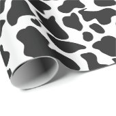 牛の模様は黒と白の農場 ラッピングペーパー (ロールコーナー)