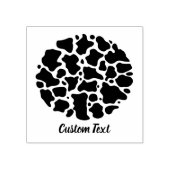 牛の模様ゴム印 ラバースタンプ (インプリント)