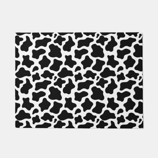 牛の毛状 ドアマット (正面)