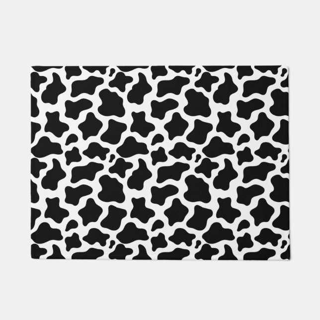 牛の毛状 ドアマット (正面)