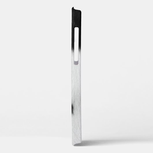 牛の毛皮の斑点の手書き名前メタル Case-Mate iPhoneケース (裏面 / 左)