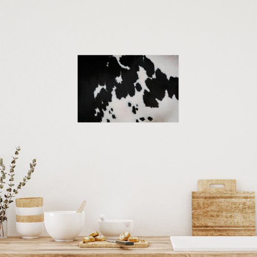 牛の毛 ポスター (キッチン)