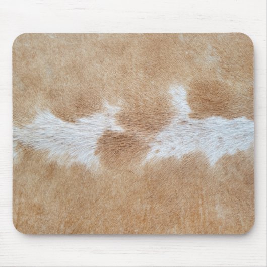 牛の毛 マウスパッド (正面)