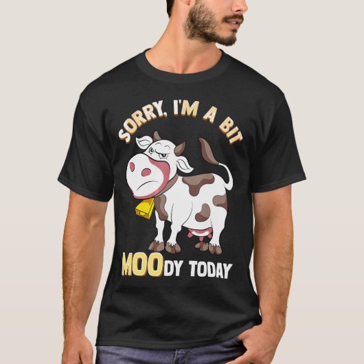 牛の気分屋パンファーム Tシャツ (正面)