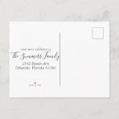 牛の水の色を動かすアナウンス 案内ポストカード (裏面)