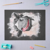 牛の水色 薄葉紙 (クラフト)