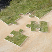 牛の牛ミルウィンドミル農地の牧草地ジグソー ジグソーパズル (側面)