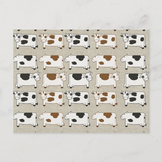 牛の牛 ポストカード (正面)