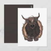牛の牛 ポストカード (正面/裏面)