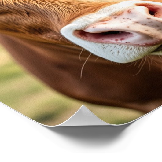 牛の牧場へ ポスター (角)