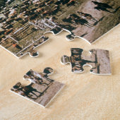 牛の牧場、コロラド州1899年(写真) ジグソーパズル (側面)