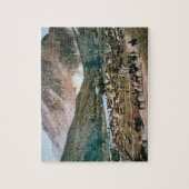 牛の牧場、コロラド州1899年(写真) ジグソーパズル (縦)